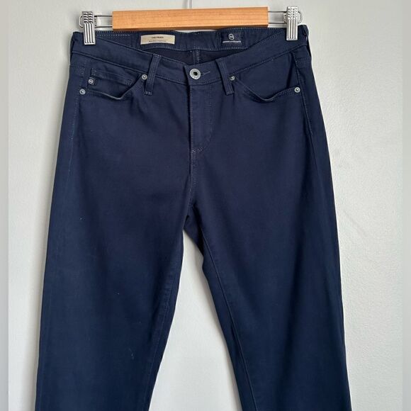 AG Adriano Goldschmied The Prima Mid Rise Cigarette Skinny Pants in Blue - Picture 3 of 11